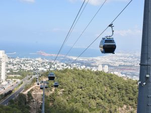 Cable car leading to the Technion